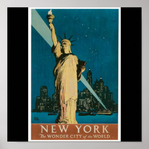 New York: De Wonderstad van het Wereld Poster
