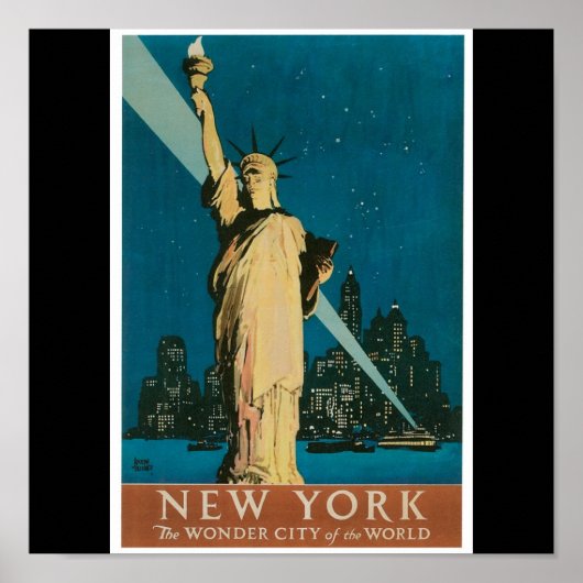 New York: De Wonderstad van het Wereld Poster (Voorkant)