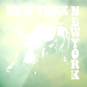 New York Decal New York Souvenir Window Cling (Vel 3)