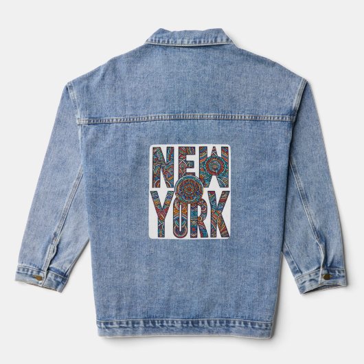 New York Denim Jacket (Achterkant)
