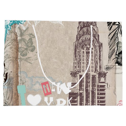  New York Design Groot Cadeauzakje (Achterkant)