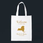 New York Destination Wedding Welcome Bag Tas Boodschappentas<br><div class="desc">Het weekend van de bruiloft heet cadeautas voor gasten uit de stad voor je bruiloft,  met afbeelding van New York,  met hart dat je op de precieze locatie kunt plaatsen. Vul tas met je favoriete godies.</div>
