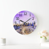 New York Digital Waterverf Scenery Grote Klok (Huis)