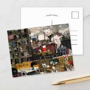 New York Docks   Joaquín Torres-García Briefkaart