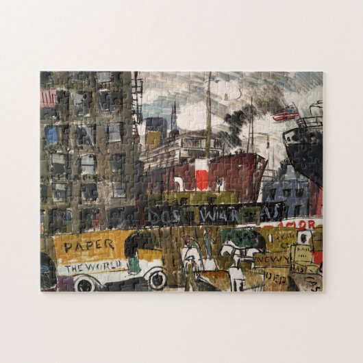 New York Docks | Joaquín Torres-García Legpuzzel (Horizontaal)