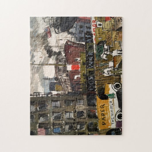 New York Docks | Joaquín Torres-García Legpuzzel (Verticaal)