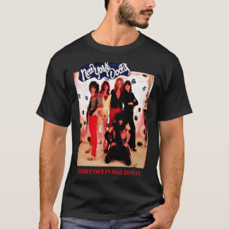 New York Dolls Night Living Dolls Vintage Band Des T-shirt