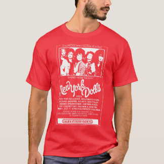 New York Dolls Show Poster T-shirt