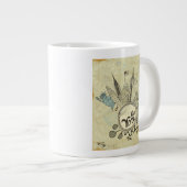 New York Doodle Poster Grote Koffiekop (Voorkant rechts)