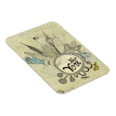 New York Doodle Poster Magneet (Rechterzijde)