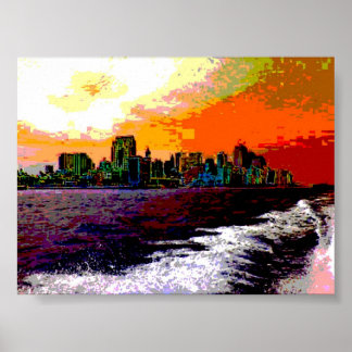 New York door Boat Poster