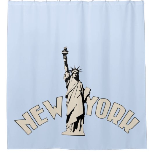 New York Douchegordijn (Voorkant)