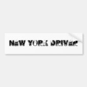New York Driver Bumpersticker (Voorkant)