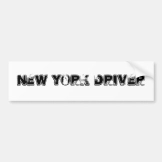 New York Driver Bumpersticker
