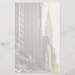 New York, E 42 St en Chrysler Building Briefpapier