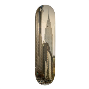 New York, E 42 St en Chrysler Building Persoonlijk Skateboard