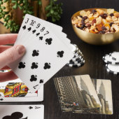 New York, E 42 St en Chrysler Building Pokerkaarten (Insitu)