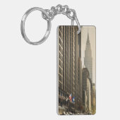 New York, E 42 St en Chrysler Building Sleutelhanger (Voorkant Links)