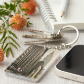 New York, E 42 St en Chrysler Building Sleutelhanger (Voorkant Rechts)