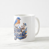 New York Eastern Bluebird Botanisch Koffiemok (Voorkant rechts)