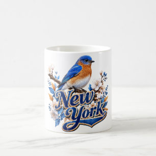 New York Eastern Bluebird Botanisch Koffiemok