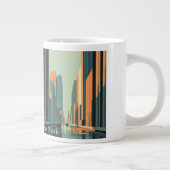 New York - Een Vintage Ode Grote Koffiekop (Rechts)