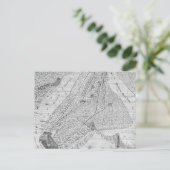 New York: El Train, C1878 Briefkaart (Staand voorkant)