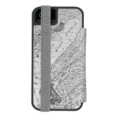 New York: El Train, C1878 Incipio iPhone Portemonnee Hoesje (Agenda Achterkant)