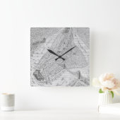 New York: El Train, C1878 Vierkante Klok (Huis)