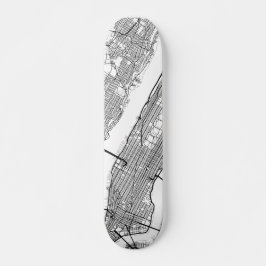 New York | Elke Stadsplattegrond Persoonlijk Skateboard