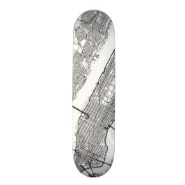 New York | Elke Stadsplattegrond Persoonlijk Skateboard