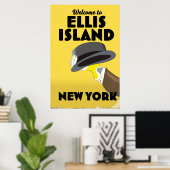 New York Ellis Island Poster (Thuiskantoor)