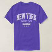 New York Empire State Athletic Design T-shirt (Design voorkant)