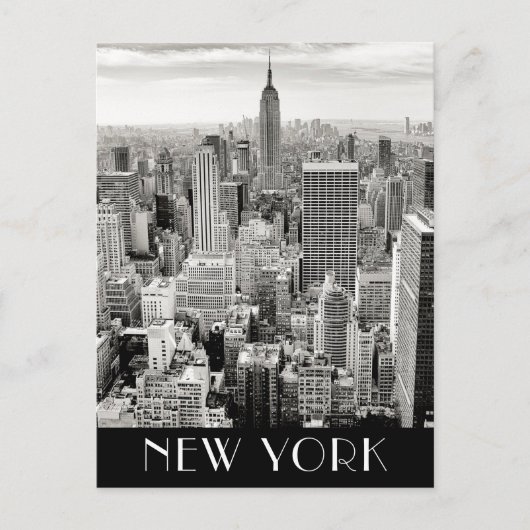 New York Empire State Briefkaart (Voorkant)