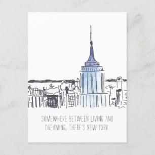 New York Empire State Building Briefkaart