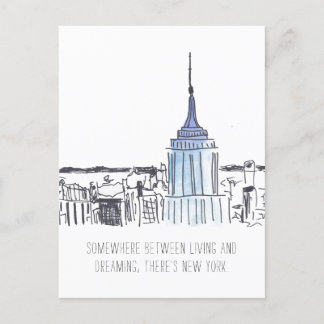New York Empire State Building Briefkaart