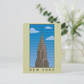 New York Empire State Building Briefkaart (Staand voorkant)