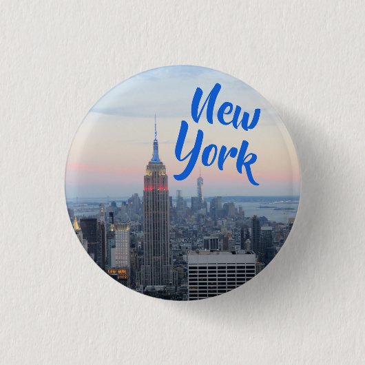New York Empire State Building Button (Voorkant)