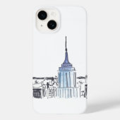 New York Empire State Building iPhone / iPad case (Achterkant)