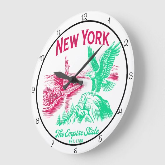 New York Empire State Eagle Grote Klok (Hoek)