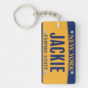 New York Empire State License Bord Art Custom Sleutelhanger
