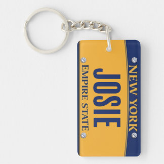 New York Empire State License Bord Art Custom Sleutelhanger