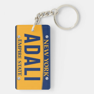 New York Empire State License Bord Art Custom Sleutelhanger