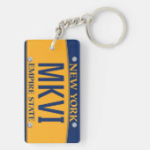 New York Empire State License Bord Sleutelhanger M (achterkant)