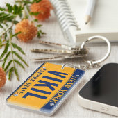 New York Empire State License Bord Sleutelhanger V (Voorkant Rechts)