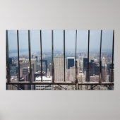 New York en Central Park van Empire State Bldg. Poster (Voorkant)