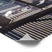 New York en Central Park van Empire State Bldg. Poster (Hoek)