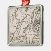 New York en New Jersey Metalen Ornament (Links)