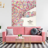 New York en omgeving Canvas Afdruk (Insitu (Woonkamer))