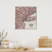 New York en omgeving Poster (Keuken)
